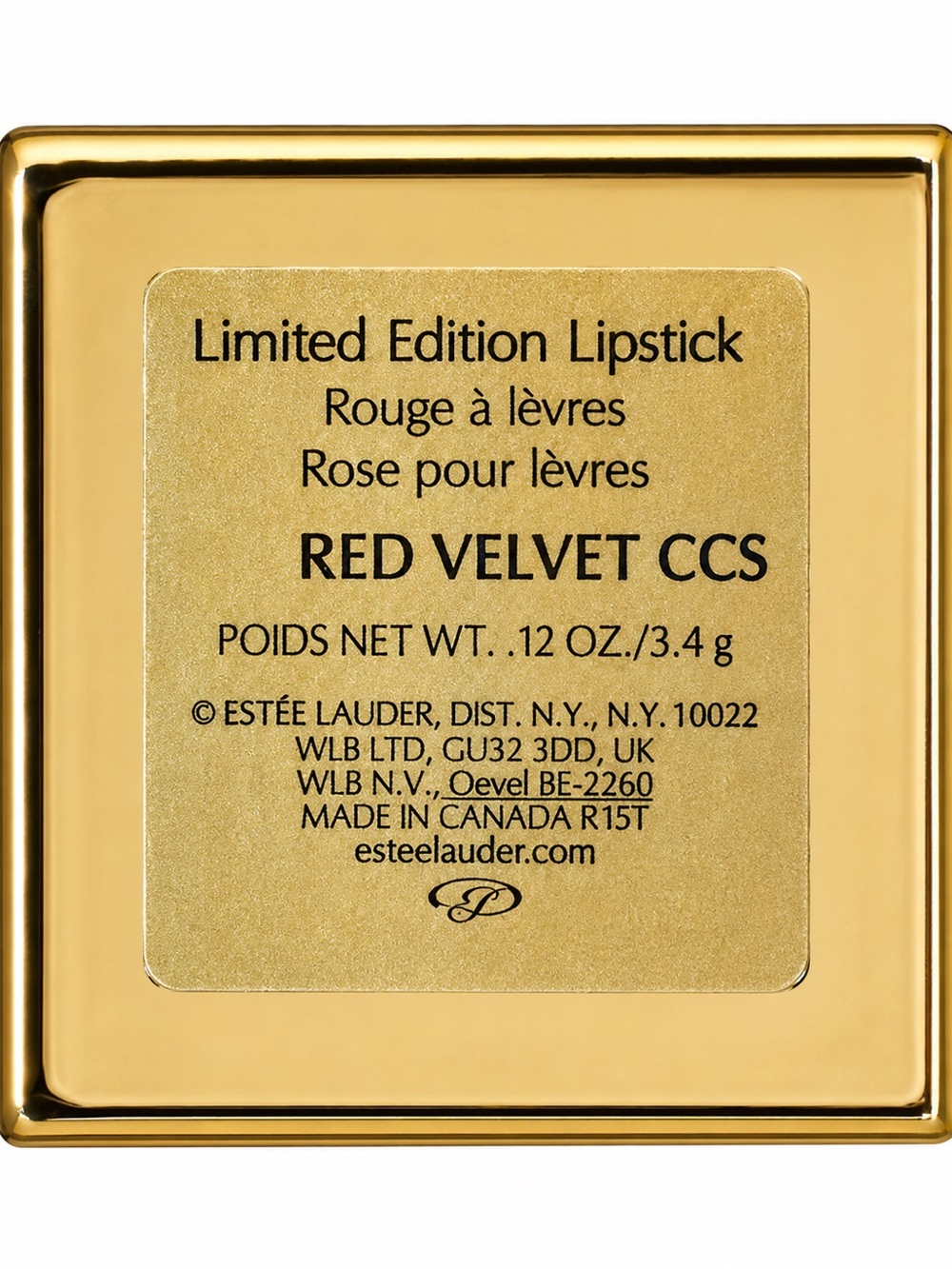 Estée Lauder Brand New Red Velvet CCS Limited Edition NWT Full-Size Lipstick - Picture 6 of 6